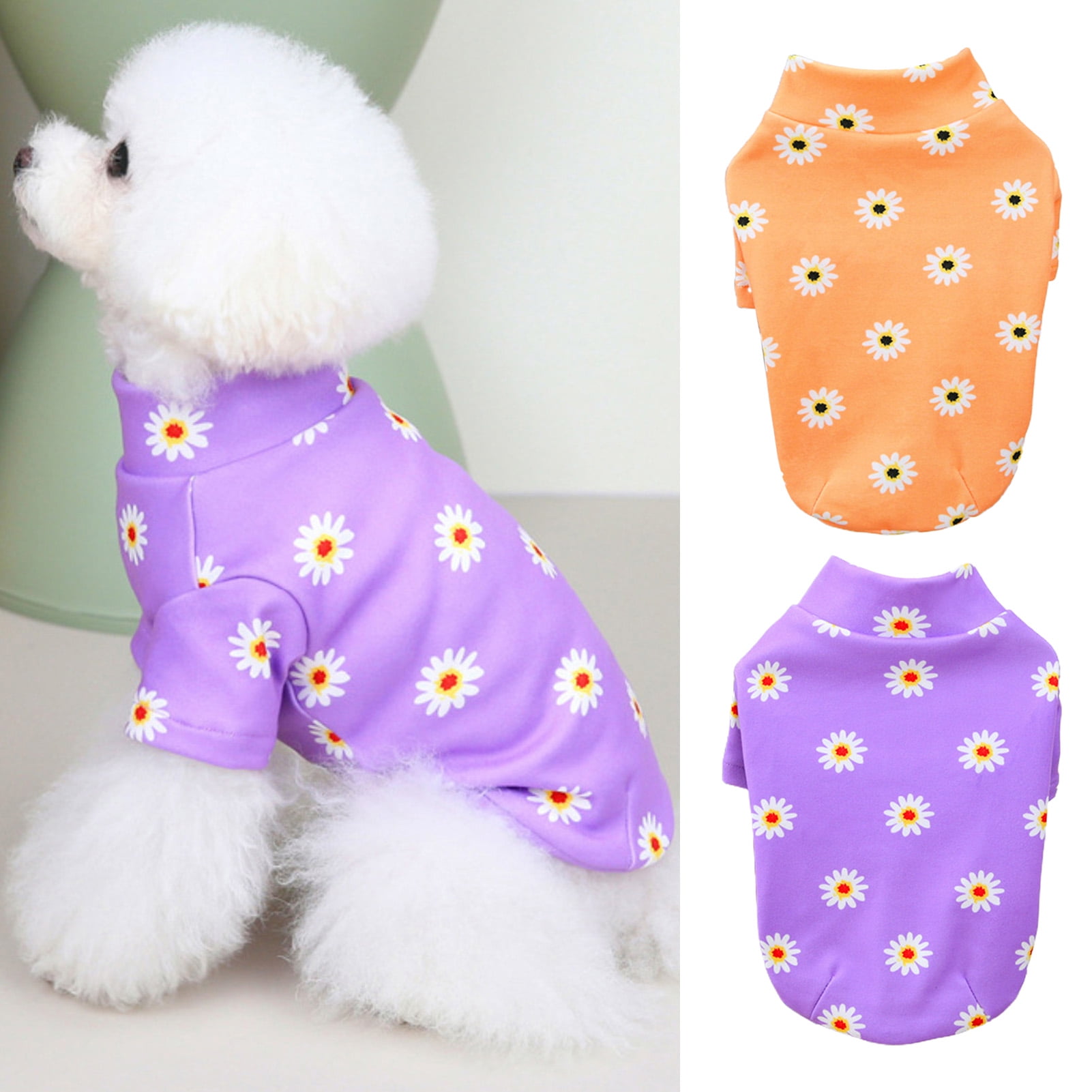 Waroomhouse Pet Tshirt Washable Durable Printing Comfortable Soft Keep