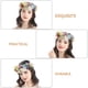 thumbnail image 4 of KAKOWELY Diadema de flores, corona floral para el cabello, guirnalda para la cabeza de novia para boda, tocado de flores, 4 of 5