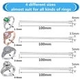 thumbnail image 2 of Ring Size Adjuster, Ring Guard Clear Ring Sizer, Perfect for Loose Rings, 4 Sizes Fit for Any Rings, Pack of 12 (3.5mm/4mm/5mm), 2 of 7