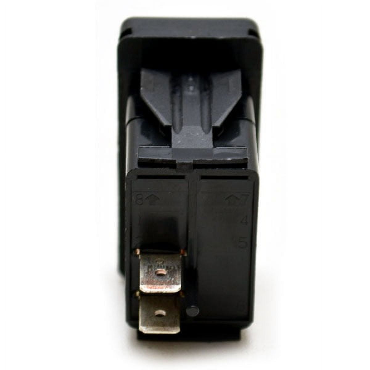 Carling Momentary Contura XI Boat Rocker Switch | 2 Spade 12 Volt