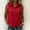 *Red, variant on Women's Button Down Collared Sleeveless Shirt,Casual Loose Fit Tank Top for Summer Black,Women's Plus XXL