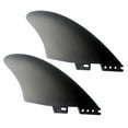 thumbnail image 2 of LOVIVER 2x Surfboard Fins Replacement Fin Surfing Fin Surfboard Tail Rudder for Stand up 215mmx118mm, 2 of 8
