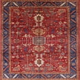 thumbnail image 1 of Ahgly Tapis d'Intérieur Lavable en Machine Carré Industriel Moderne Rose Poussière Violet, 4 Pieds Carré, 1 of 7