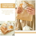 thumbnail image 2 of UPOUART 100Pcs Water Resistant Brown Paper Bags for Cookies and Donuts, 2 of 7