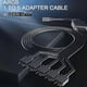 thumbnail image 2 of 5V 3-Pin Flexible RGB Fan Adapter Cable for MSI Computer Case Connector Splitter (Argb 1 To 5), 2 of 5