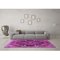 thumbnail image 3 of Ahgly Company Indoor Rectangle Persian Purple Traditional Area Rugs, 7' x 10', 3 of 4