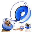 thumbnail image 1 of Collar Inflable Con Isabelino A Prueba Mordidas P/perro Gato Xtellar azul, 1 of 4