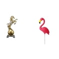 thumbnail image 1 of Figura de resina de pájaro majestuoso, escultura artística decorativa moderna para sala de estar, oficina, centro de mesa y decoración navideña, 1 of 8