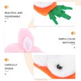 thumbnail image 3 of 4 Uds. Horquillas para el pelo de conejo y zanahoria, pinzas para el pelo de dibujos animados, pasadores de Clip para el pelo de conejo de peluche, 3 of 5