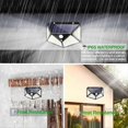 thumbnail image 4 of 4 Packs Outdoor Solar Lamp, Outdoor Solar Light, 100 LED Solar Outdoor Lighting, 3 Modes Outdoor Solar Spotlight with Motion Sensor, Outdoor Solar LED, 4 of 5