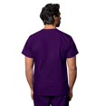 thumbnail image 3 of Adar Universal Unisex Scrub Set - Unisex V-Neck Scrub Top & Tapered Drawstring Scrub Pants, 3 of 6