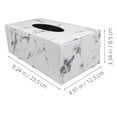 thumbnail image 2 of Luxshiny 1Ud Caja Para Pañuelos De Mármol Con Superficie De Cuero Para Almacenamiento En Casa Y Auto, 2 of 7