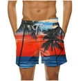 thumbnail image 2 of Jjayotai George Shorts Men Clearance Men's Swim Trunks Clearance, Beach Print Quick Dry Swimsuits, Board Shorts, Hawaiian Shorts, Shorts Men, 2 of 6