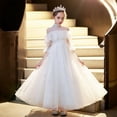 thumbnail image 5 of Vestido infantil Vestido de princesa Vestido de niña de las flores Boda elegante presentadora Pasarela Actuación de piano Disfraz Vestido de princesa, 5 of 5