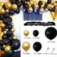 thumbnail image 1 of Kit de guirnalda de globos dorados y negros, confeti dorado, globo de látex de 30, 40, 50, decoración de fiesta de feliz cumpleaños y Baby Shower, 123 unidades, 1 of 4
