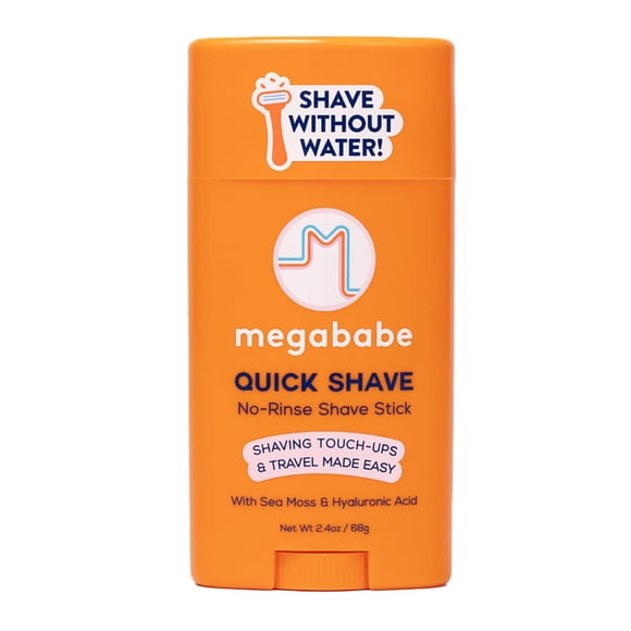 Barra de afeitado Megababe Quick Shave sin enjuague 68 g