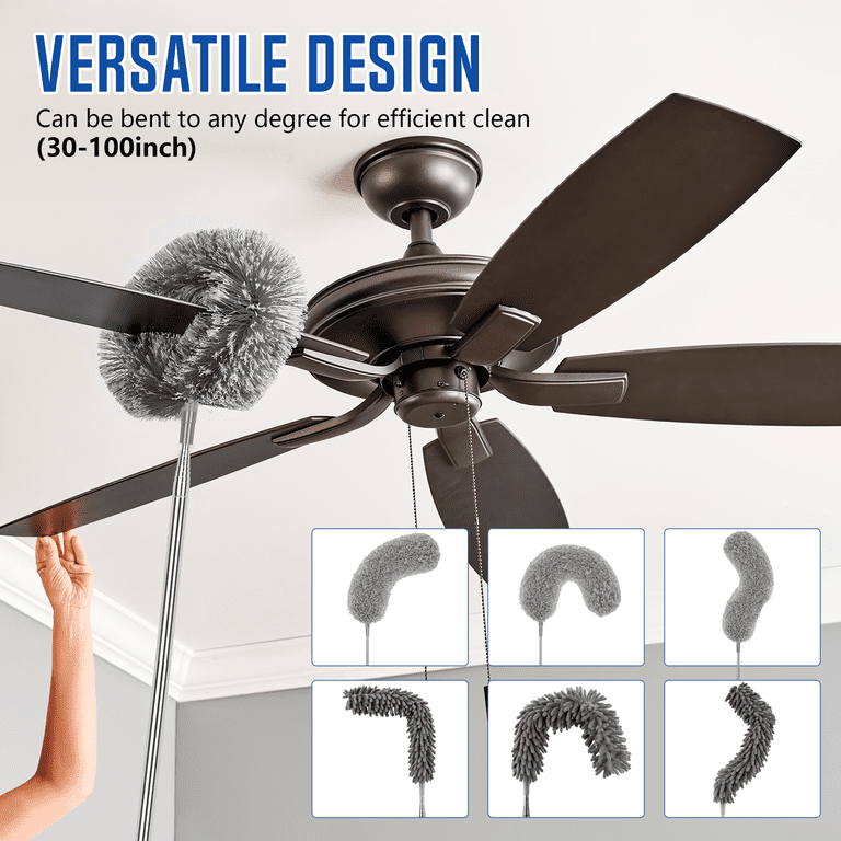 Sugarday Microfiber Duster 7-Piece Kit with 100" Pole photo 2