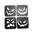 thumbnail image 4 of 4 posavasos de Halloween, manteles individuales, posavasos para escritorio, encimera de cocina, novedosos Negro, 4 of 9