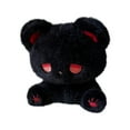 thumbnail image 2 of White/Black Cat Stuffed Animals, 6.3 inch Stuffed Animals Black Cats Plush,Cute Cat Plushies Toy,Soft Kitten Plushie Cuddle Pillow,Anime Plushie Doll,Cute Stuff Toys Gifts - (Red Eyes Cat), 2 of 9