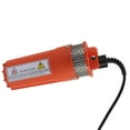 thumbnail image 3 of Bomba de agua sumergible solar de 230 pies de elevación, 6,5 L, para pozos profundos, para riego de estanques, CC 24 V, color naranja, 3 of 14