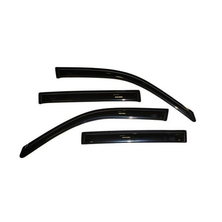 Auto VentShade (AVS) by RealTruck Outside Mount Ventvisor® Window Deflectors Front & Rear Set Compatible with 2001-2007 Toyota Highlander