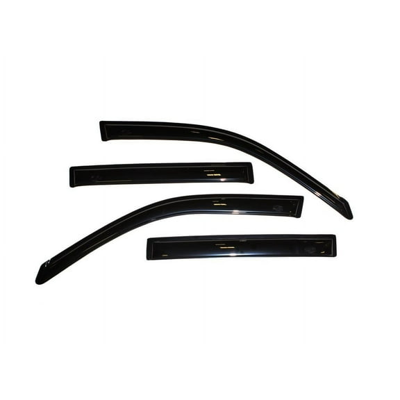 Auto VentShade (AVS) by RealTruck Outside Mount Ventvisor® Window Deflectors Front & Rear Set Compatible with 2001-2007 Toyota Highlander