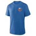 thumbnail image 2 of Men's Fanatics Heather Royal New York Islanders Fan Lanes Tri-Blend T-Shirt, 2 of 3