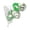 Green, variant on MInHoues 2 Pcs Halloween Masquerade Mask for Couples, Rhinestone Butterfly Metal Cosplay Mask Set for Men and Women, Elegant Filigree Party Masks Costume Accessories for Carnival Prom, Gold