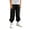 Black, variant on Youth Boys Camouflage Cargo Joggers Pants Elastic Waist Casual Jogging Trousers Bottoms Kids Hiking Sweatpants Sports Outdoor