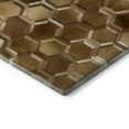 thumbnail image 4 of Addison Rugs Mayfield Washable Cowhide Double Octagons Brown Rectangle Rug, 9' x 12', 4 of 6