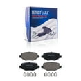 thumbnail image 3 of Detroit Axle - Brake Kit for Ford Flex Taurus Explorer Lincoln MKS, Drilled and Slotted Disc Brake Rotors Ceramic Brake Pads : 12.80" Front & 12.99" Rear Rotor, 3 of 10