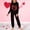 Black, variant on Amidoa Boys Summer Outfits 2 Piece Cute Long Sleeve Top and Pants Kids Clothing Sets Pink Size 6