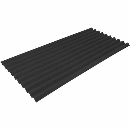 Onduline North America 38 x 79 in. Panel, Black