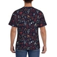 thumbnail image 3 of Vsdgher Thanksgiving Seamless Pattern Print Men's Dry Fit Mesh Athletic Shirts Moisture Wicking Tennis T-Shirt Tops, 3 of 9