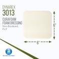 thumbnail image 2 of Dynarex CuraFoam Foam Dressings, Non-Bordered, Sterile, Provides Cushioned and Moist Wound Care, Used for Medium to Heavy Exuding Wounds, 6" x 6", 1 Box of 10 CuraFoam Dressings, 2 of 7