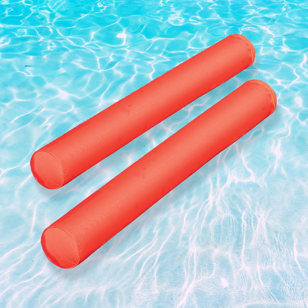 Swimline SunSoft Doodle Inflatable Swimming Pool Noodle, Red 2Pack