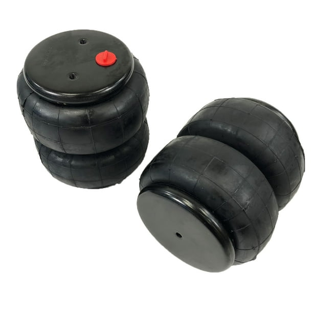 (two) Air Suspension Bags Heavy Duty 2600lb 1/2NPT Double Bellow 2500