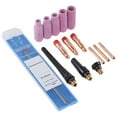 thumbnail image 1 of Juego De Soldadura TIG, Juego De Boquilla De Lente De Gas TIG De Larga Vida útil De Cobertura Para El Trabajo OTVIAP TIG Gas Lens Collet Kit, 1 of 8