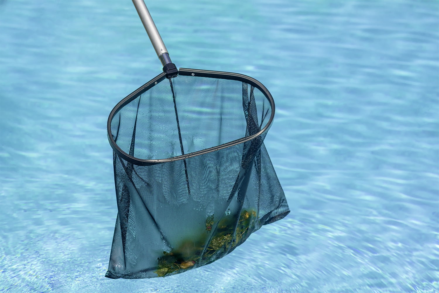 Poolmaster Premier Collection Heavy-Weight Aluminum Swimming Pool Leaf Rake With Mesh Net