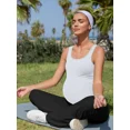 thumbnail image 6 of ANFERRY Maternity Tank Top Women Seamless Side Ruching Pregnancy Basic Shirts with Built in Bras, 6 of 9