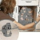 thumbnail image 3 of Bisagra de esquina de puerta de muebles con bisagra invisible de 6 piezas con D hidráulico, 3 of 4
