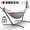 Black, variant on KEESTP Comfortable 2 Person Hammock with Stand,Portable Detachable Brazilian Hammock,450lb Capacity - Bluewhite