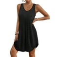 thumbnail image 4 of Ronuti Dresses for Women 2026 Fashion Loose V Neck Sleeveless Dress Sundresses, 4 of 9
