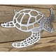 thumbnail image 3 of Adorno de tortuga de metal y hierro, estatua decorativa colgante para baño interior y exterior. Los 30x28cm, 3 of 9