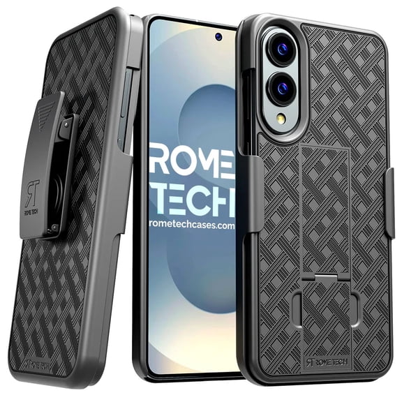 Samsung Galaxy S25 Edge (2025) Belt Clip Holster Phone Case - Black