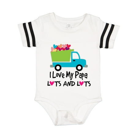 

Inktastic I Love My Papa Grandchild Gift Baby Boy Bodysuit