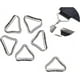 thumbnail image 1 of Anillo triangular de acero inoxidable de 6 piezas con hebilla en forma de V, alta resistencia, utilizado para accesorios de trampolín, 1 of 5