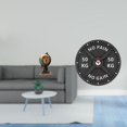 thumbnail image 2 of Figura de escritorio,Reloj de mesa con figura de globo terráqueo,decoración para oficina y hogar,Reloj de gimnasio,Reloj de pared con barra para gimnasio en casa,reloj de culturismo,Gimnasio, 2 of 8