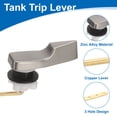 thumbnail image 3 of Front Mount Universal Toilet Handle Replacement, 702 Silver, 3 of 5