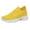 Yellow, variant on XIMIN Women's Mesh Sports Shoes - Lightweight Breathable Running Sneakers for Spring Summer Fall, Casual Walking Shoes (Yellow, 6.5)